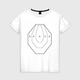 Женская футболка хлопок с принтом Мишень IPSC в Белгороде, 100% хлопок | прямой крой, круглый вырез горловины, длина до линии бедер, слегка спущенное плечо | мищшень | оружие | стрельба
