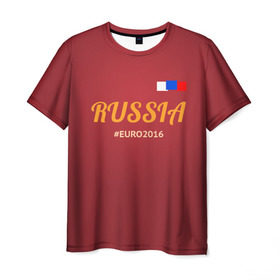 Мужская футболка 3D с принтом Сборная России 2016 в Белгороде, 100% полиэфир | прямой крой, круглый вырез горловины, длина до линии бедер | euro | russia | акинфеев | дзюба | евро | кокорин | россия