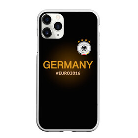 Чехол для iPhone 11 Pro матовый с принтом Сборная Германии 2016 в Белгороде, Силикон |  | germany