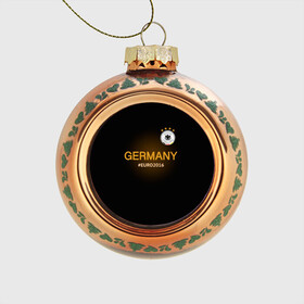 Стеклянный ёлочный шар с принтом Сборная Германии 2016 в Белгороде, Стекло | Диаметр: 80 мм | Тематика изображения на принте: germany
