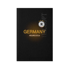 Обложка для паспорта матовая кожа с принтом Сборная Германии 2016 в Белгороде, натуральная матовая кожа | размер 19,3 х 13,7 см; прозрачные пластиковые крепления | Тематика изображения на принте: germany