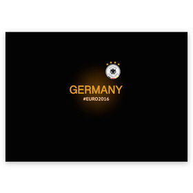 Поздравительная открытка с принтом Сборная Германии 2016 в Белгороде, 100% бумага | плотность бумаги 280 г/м2, матовая, на обратной стороне линовка и место для марки
 | Тематика изображения на принте: germany