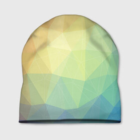 Шапка 3D с принтом Polygonal в Белгороде, 100% полиэстер | универсальный размер, печать по всей поверхности изделия | polygonal | краски | многоугольник | полигональный | радуга | цвет
