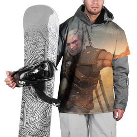 Накидка на куртку 3D с принтом Igni в Белгороде, 100% полиэстер |  | Тематика изображения на принте: gerald | wild hunt | witcher | ведьмак | геральд | дикая охота