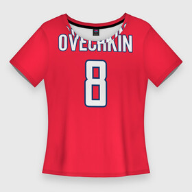 Женская футболка 3D Slim с принтом Washington Capitals Ovechkin в Белгороде,  |  | ovechkin | washington capitals | овечкин