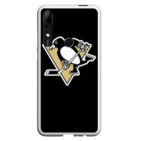 Чехол для Honor P Smart Z с принтом Pittsburgh Penguins Malkin в Белгороде, Силикон | Область печати: задняя сторона чехла, без боковых панелей | malkin | pittsburgh penguins | малкин