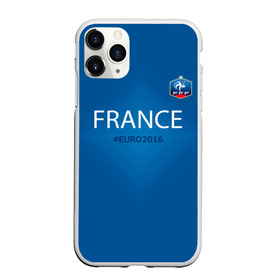 Чехол для iPhone 11 Pro матовый с принтом Сборная Франции 2016 в Белгороде, Силикон |  | euro2016 | france | футбол