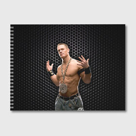 Альбом для рисования с принтом John Cena в Белгороде, 100% бумага
 | матовая бумага, плотность 200 мг. | john cena | wwe чемпион | джон сина