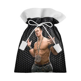 Подарочный 3D мешок с принтом John Cena в Белгороде, 100% полиэстер | Размер: 29*39 см | Тематика изображения на принте: john cena | wwe чемпион | джон сина