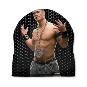 Шапка 3D с принтом John Cena в Белгороде, 100% полиэстер | универсальный размер, печать по всей поверхности изделия | john cena | wwe чемпион | джон сина