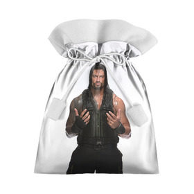 Подарочный 3D мешок с принтом Roman Reigns в Белгороде, 100% полиэстер | Размер: 29*39 см | roman reigns | wwe | роман рейнс