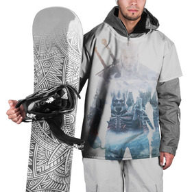 Накидка на куртку 3D с принтом Геральт Охота в Белгороде, 100% полиэстер |  | gerald | wild hunt | witcher | ведьмак | геральд | дикая охота
