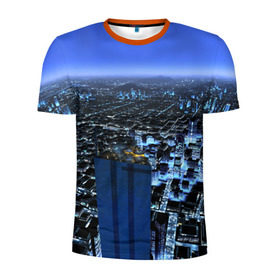 Мужская футболка 3D спортивная с принтом Mirror`s Edge в Белгороде, 100% полиэстер с улучшенными характеристиками | приталенный силуэт, круглая горловина, широкие плечи, сужается к линии бедра | mirrors edge | parkour | зеркальная грань | паркур