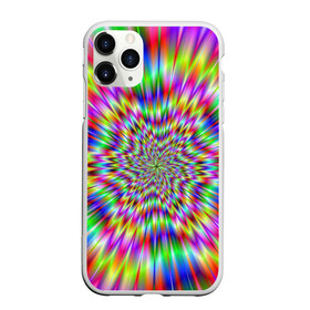 Чехол для iPhone 11 Pro матовый с принтом Спектральная иллюзия в Белгороде, Силикон |  | Тематика изображения на принте: взрыв | гипноз | движение | краски | красочный фон | обман зрения | оптическая иллюзия | погружение | текстура | фокус | цветовой спектр