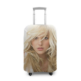 Чехол для чемодана 3D с принтом Бритни Спирс в Белгороде, 86% полиэфир, 14% спандекс | двустороннее нанесение принта, прорези для ручек и колес | britney spears | американская поп певица | бритни спирс