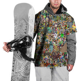Накидка на куртку 3D с принтом Футурама в Белгороде, 100% полиэстер |  | Тематика изображения на принте: futurama | футурама