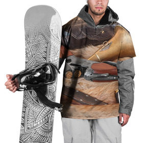 Накидка на куртку 3D с принтом Охотничье в Белгороде, 100% полиэстер |  | капкан | оружие | охотник | охотники на привале | природа | рассвет | рога | ружье | трофей | туризм | чучело