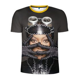 Мужская футболка 3D спортивная с принтом Наоми Кэмпбелл в Белгороде, 100% полиэстер с улучшенными характеристиками | приталенный силуэт, круглая горловина, широкие плечи, сужается к линии бедра | naomi campbell | актриса | британская | наоми кэмпбелл | певица афроямайское | происхождение | супермодель