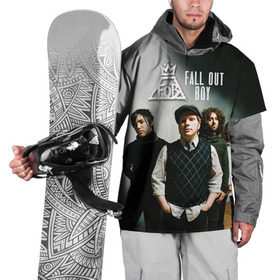 Накидка на куртку 3D с принтом Fall out boy в Белгороде, 100% полиэстер |  | Тематика изображения на принте: fall out boy