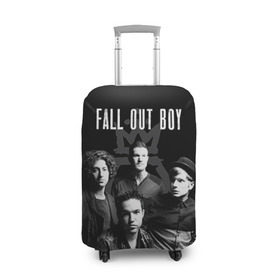 Чехол для чемодана 3D с принтом Группа Fall out boy в Белгороде, 86% полиэфир, 14% спандекс | двустороннее нанесение принта, прорези для ручек и колес | fall out boy