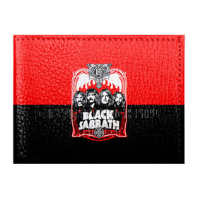 Обложка для студенческого билета с принтом Black Sabbath группа в Белгороде, натуральная кожа | Размер: 11*8 см; Печать на всей внешней стороне | Тематика изображения на принте: black sabbath
