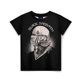 Детская футболка 3D с принтом Black Sabbath в Белгороде, 100% гипоаллергенный полиэфир | прямой крой, круглый вырез горловины, длина до линии бедер, чуть спущенное плечо, ткань немного тянется | Тематика изображения на принте: black sabbath