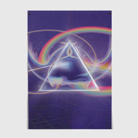 Постер с принтом Pink Floyd в Белгороде, 100% бумага
 | бумага, плотность 150 мг. Матовая, но за счет высокого коэффициента гладкости имеет небольшой блеск и дает на свету блики, но в отличии от глянцевой бумаги не покрыта лаком | pink floyd