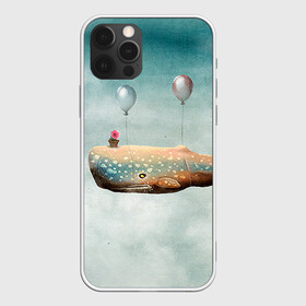 Чехол для iPhone 12 Pro с принтом Кит в Белгороде, силикон | область печати: задняя сторона чехла, без боковых панелей | автостопом по галактике | кит