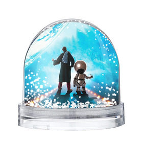 Снежный шар с принтом Автостопом по галактике в Белгороде, Пластик | Изображение внутри шара печатается на глянцевой фотобумаге с двух сторон | автостопом по галактике