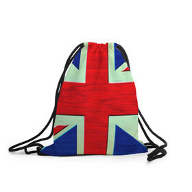 Рюкзак-мешок 3D с принтом Англия в Белгороде, 100% полиэстер | плотность ткани — 200 г/м2, размер — 35 х 45 см; лямки — толстые шнурки, застежка на шнуровке, без карманов и подкладки | англия | модные | популярные | прикольные | стена | флаг