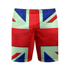 Мужские шорты 3D спортивные с принтом Англия в Белгороде,  |  | англия | модные | популярные | прикольные | стена | флаг