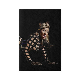 Обложка для паспорта матовая кожа с принтом Ники Минаж в Белгороде, натуральная матовая кожа | размер 19,3 х 13,7 см; прозрачные пластиковые крепления | Тематика изображения на принте: onika tanya maraj | автор исполнитель | актриса | американская | ники минаж | певица | рэпер