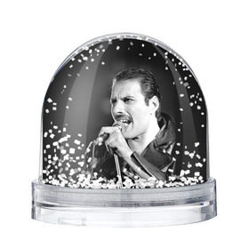 Снежный шар с принтом Фредди Меркьюри в Белгороде, Пластик | Изображение внутри шара печатается на глянцевой фотобумаге с двух сторон | freddie mercury | queen. | автор песен | британский | вокалист | певец | рок группа | фредди меркьюри