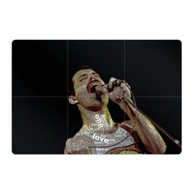 Магнитный плакат 3Х2 с принтом Фредди Меркьюри в Белгороде, Полимерный материал с магнитным слоем | 6 деталей размером 9*9 см | freddie mercury | queen. | автор песен | британский | вокалист | певец | рок группа | фредди меркьюри
