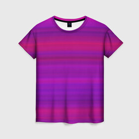 Женская футболка 3D с принтом Ультрафиолет в Белгороде, 100% полиэфир ( синтетическое хлопкоподобное полотно) | прямой крой, круглый вырез горловины, длина до линии бедер | king | ультрафиолет