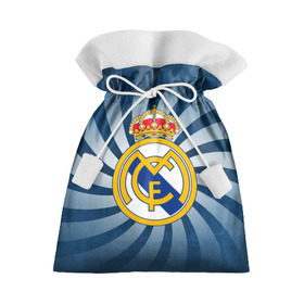 Подарочный 3D мешок с принтом Реал Мадрид в Белгороде, 100% полиэстер | Размер: 29*39 см | Тематика изображения на принте: real madrid | реал мадрид | футбол