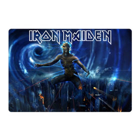 Магнитный плакат 3Х2 с принтом Iron Maiden в Белгороде, Полимерный материал с магнитным слоем | 6 деталей размером 9*9 см | iron maiden | rock | рок | череп