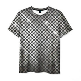 Мужская футболка 3D с принтом Silver style в Белгороде, 100% полиэфир | прямой крой, круглый вырез горловины, длина до линии бедер | club | клуб | серебро | стиль