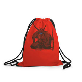 Рюкзак-мешок 3D с принтом Ронин в Белгороде, 100% полиэстер | плотность ткани — 200 г/м2, размер — 35 х 45 см; лямки — толстые шнурки, застежка на шнуровке, без карманов и подкладки | ронин | самурай | япония