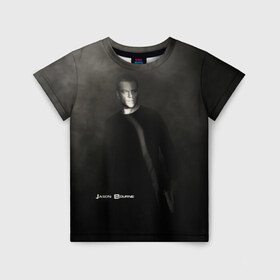 Детская футболка 3D с принтом Jason Bourne в Белгороде, 100% гипоаллергенный полиэфир | прямой крой, круглый вырез горловины, длина до линии бедер, чуть спущенное плечо, ткань немного тянется | 2016 | джейсон борн | кино | мэтт дэймон