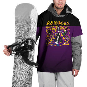 Накидка на куртку 3D с принтом Ramones 4 в Белгороде, 100% полиэстер |  | joey ramone | punk | джоуи рамон | панк | рамонез | рамонес