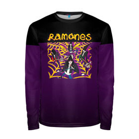 Мужской лонгслив 3D с принтом Ramones 4 в Белгороде, 100% полиэстер | длинные рукава, круглый вырез горловины, полуприлегающий силуэт | joey ramone | punk | джоуи рамон | панк | рамонез | рамонес