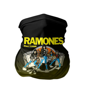 Бандана-труба 3D с принтом Ramones 6 в Белгороде, 100% полиэстер, ткань с особыми свойствами — Activecool | плотность 150‒180 г/м2; хорошо тянется, но сохраняет форму | 