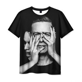Мужская футболка 3D с принтом Брайан Адамс в Белгороде, 100% полиэфир | прямой крой, круглый вырез горловины, длина до линии бедер | bryan adams | автор | брайан адамс | гитарист | исполнитель песен | канадский | рок музыкант