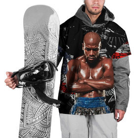 Накидка на куртку 3D с принтом Бокс в Белгороде, 100% полиэстер |  | Тематика изображения на принте: боксер | флойд мейвезер