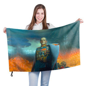 Флаг 3D с принтом Жуков в Белгороде, 100% полиэстер | плотность ткани — 95 г/м2, размер — 67 х 109 см. Принт наносится с одной стороны | 9 мая | великая отечественная | великая отечественная война | вов | день победы | жуков | маршал | победа