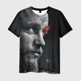 Мужская футболка 3D с принтом Викинги в Белгороде, 100% полиэфир | прямой крой, круглый вырез горловины, длина до линии бедер | vikings | викинги
