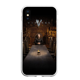 Чехол для iPhone XS Max матовый с принтом Vikings Рагнар Лодброк в Белгороде, Силикон | Область печати: задняя сторона чехла, без боковых панелей | vikings | викинги | рагнар лодброк