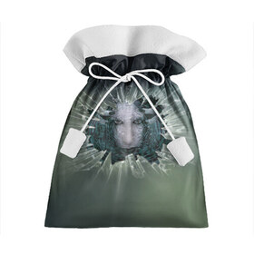 Подарочный 3D мешок с принтом Мэрилин Мэнсон в Белгороде, 100% полиэстер | Размер: 29*39 см | marilyn manson мэрилин мэнсон | музыка | рок | шок рокер