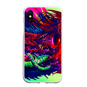 Чехол для iPhone XS Max матовый с принтом Hyper beast в Белгороде, Силикон | Область печати: задняя сторона чехла, без боковых панелей | counter strike | cs | game | go | hyper beast | игры